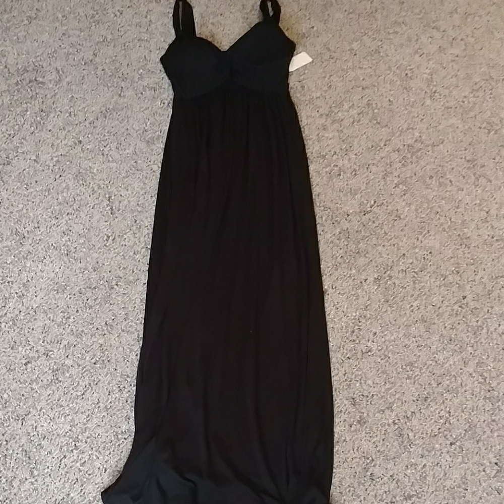 Maxi black dress